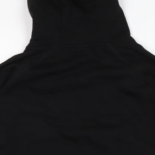 north eagle Womens Black Cotton Pullover Hoodie Size XS