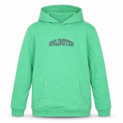 Marks and Spencer Boys Green Cotton Pullover Hoodie Size 12-13 Years