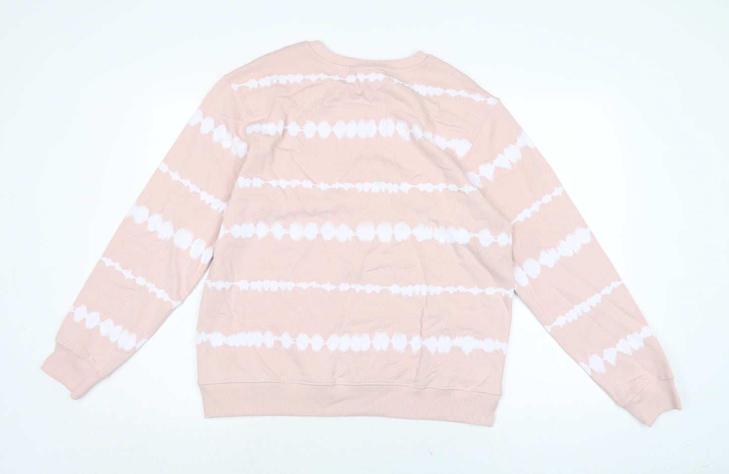 Marks and Spencer Womens Pink Cotton Pullover Sweatshirt Size M