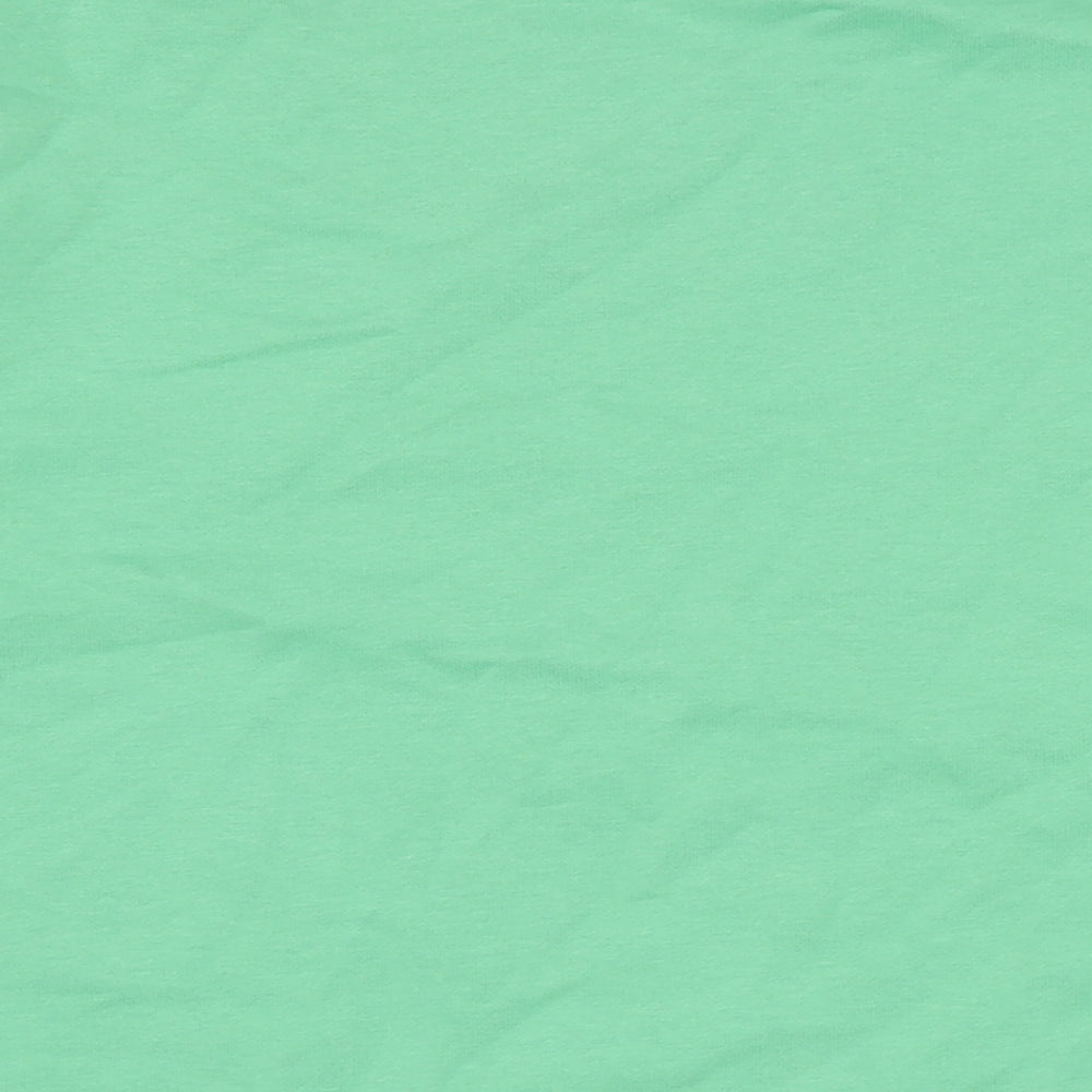 Marks and Spencer Womens Green Cotton Pullover Sweatshirt Size L