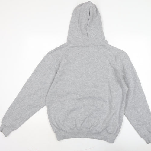 Torkia Apparel Mens Grey Cotton Pullover Hoodie Size S