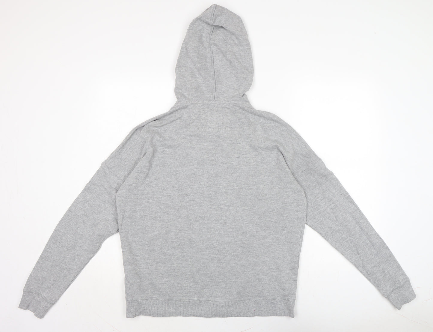 NEXT Womens Grey Houndstooth Cotton Full Zip Hoodie Size 12
