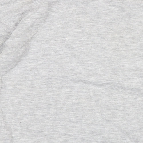 Zara Womens Grey Cotton Pullover Sweatshirt Size S