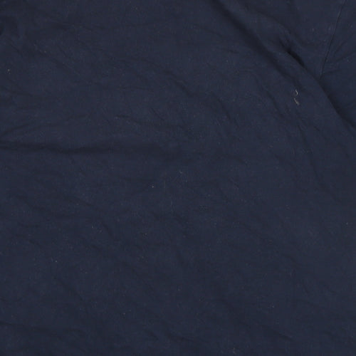 Hard Rock Cafe Mens Blue Cotton T-Shirt Size M Crew Neck
