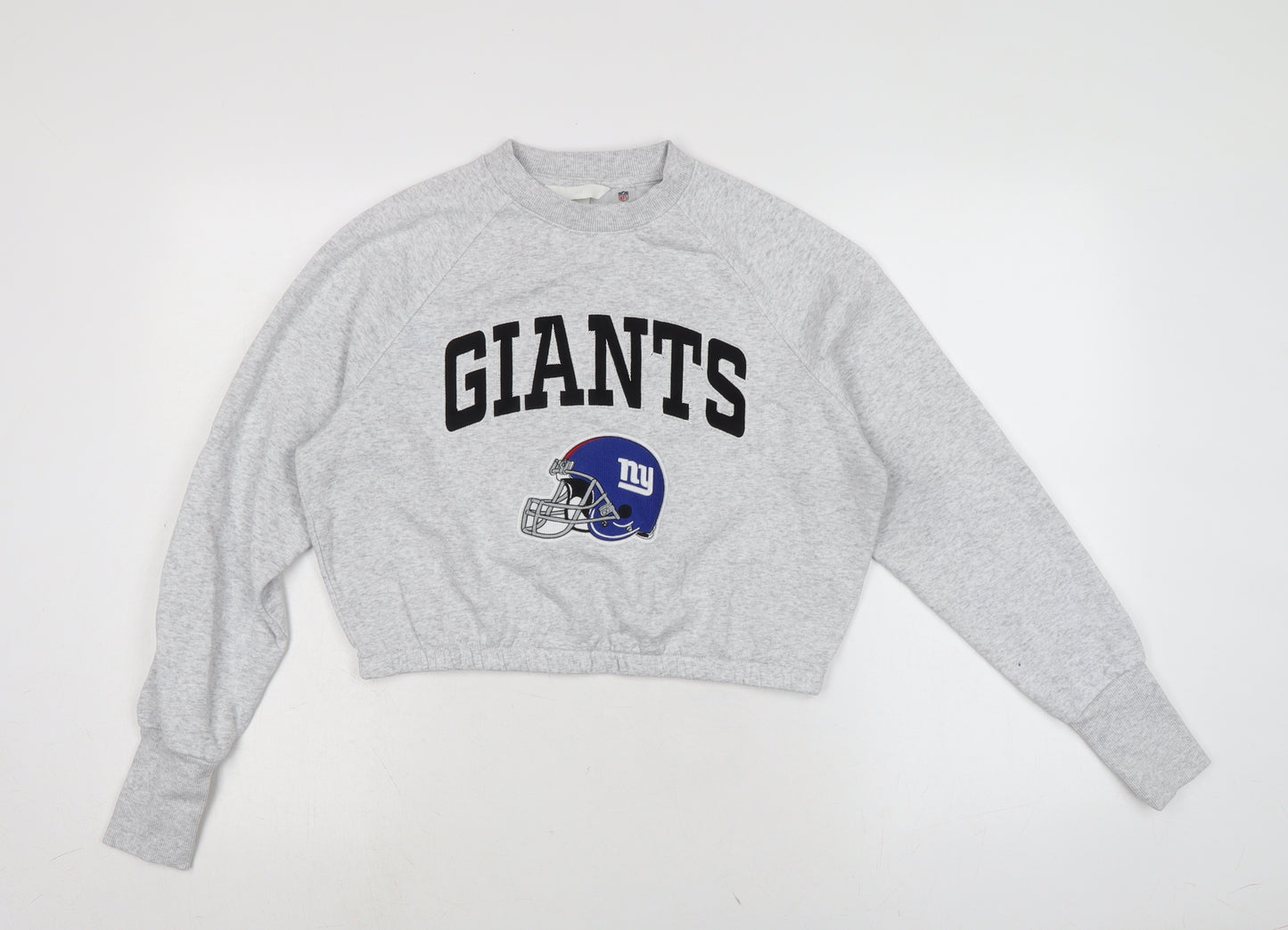 NFL Womens Grey Cotton Pullover Sweatshirt One Size