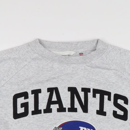 NFL Womens Grey Cotton Pullover Sweatshirt One Size