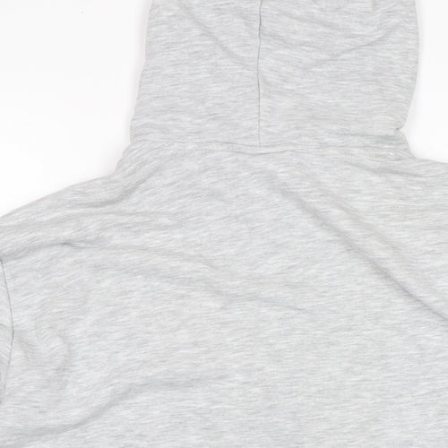 PUMA Mens Grey Cotton Pullover Hoodie Size L