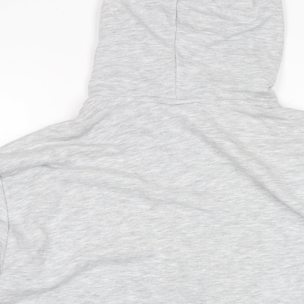 PUMA Mens Grey Cotton Pullover Hoodie Size L