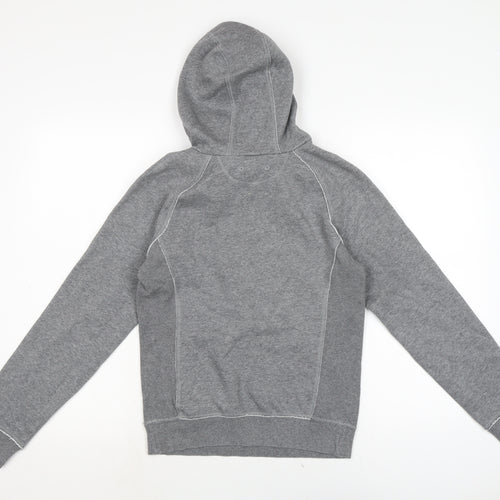 DOMYOS Mens Grey Cotton Pullover Hoodie Size S