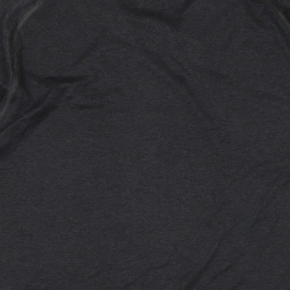 adidas Mens Grey Cotton T-Shirt Size L Crew Neck