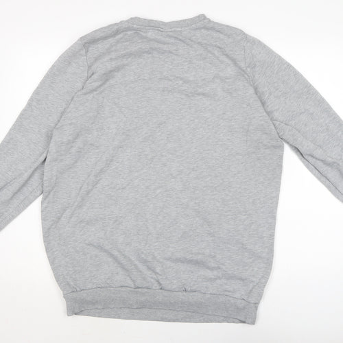 Disney Womens Grey Cotton Pullover Sweatshirt Size L