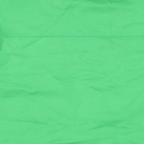Zara Womens Green Cotton Pullover Sweatshirt Size M
