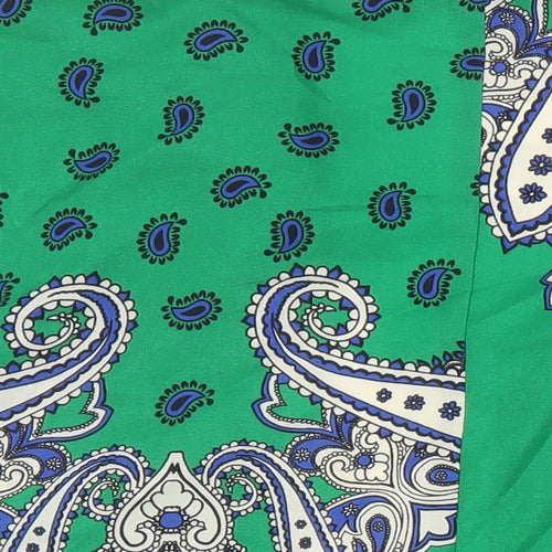 Zara Womens Multicoloured Floral Polyester Tunic Blouse Size S Collared