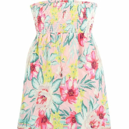 Accessorize Womens Multicoloured Floral 100% Cotton Mini One Size Off the Shoulder - Halter Neck