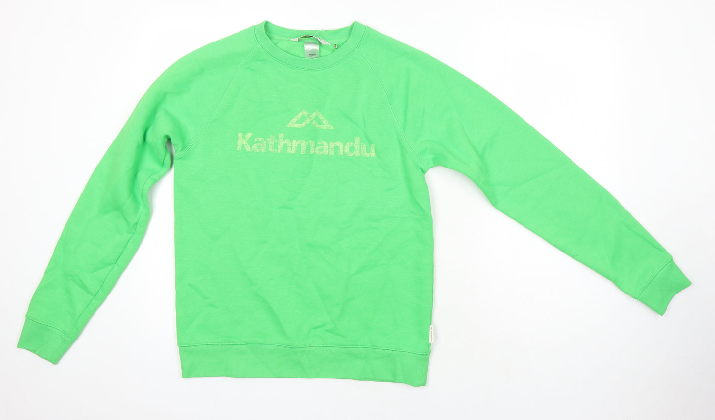 Kathmandu Womens Green Cotton Blend Pullover Hoodie Size XS