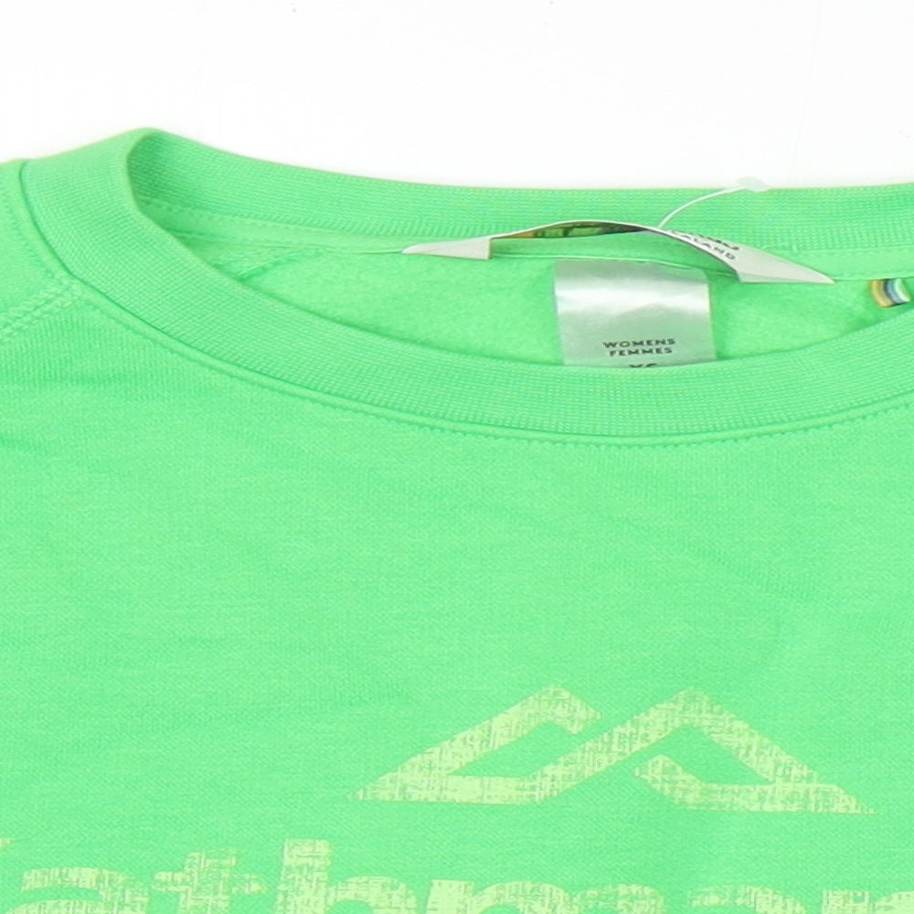 Kathmandu Womens Green Cotton Blend Pullover Hoodie Size XS