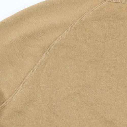 H&M Womens Brown Cotton Pullover Sweatshirt Size S