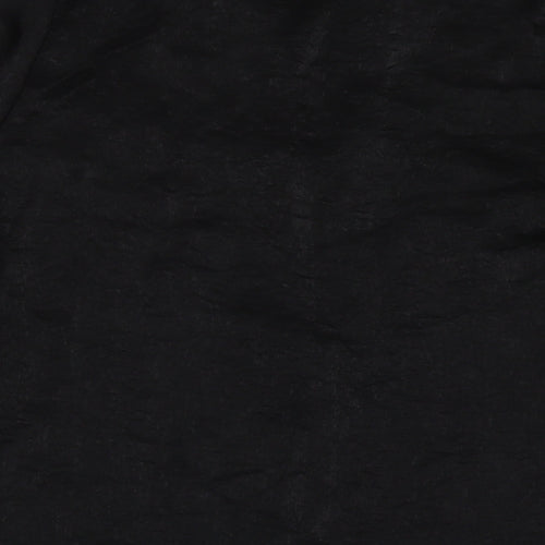 Roman Womens Black Polyester Tunic Blouse Size 16 V-Neck