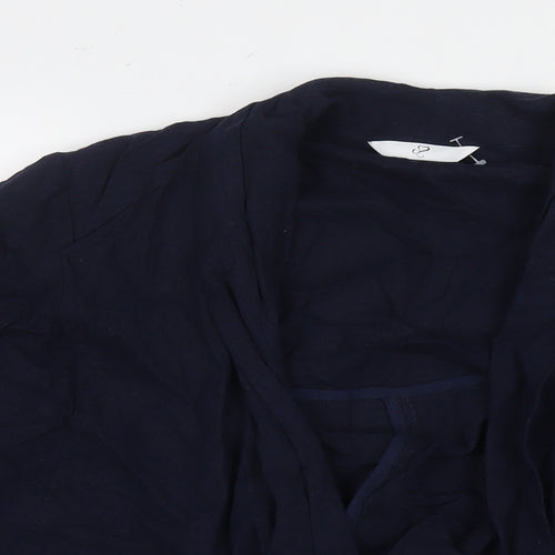 Arcadia Womens Blue Jacket Blazer Size 14