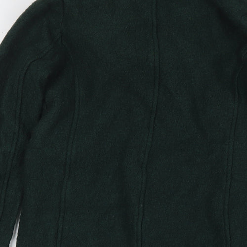 Paul Costelloe Womens Green Overcoat Coat Size 8 Button