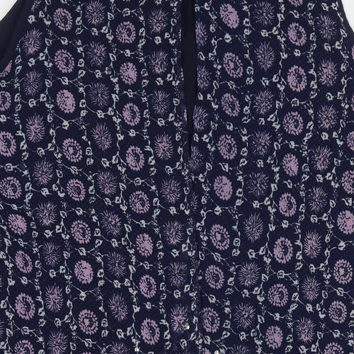 NEXT Womens Blue Polyester A-Line Size 22 Round Neck Pullover