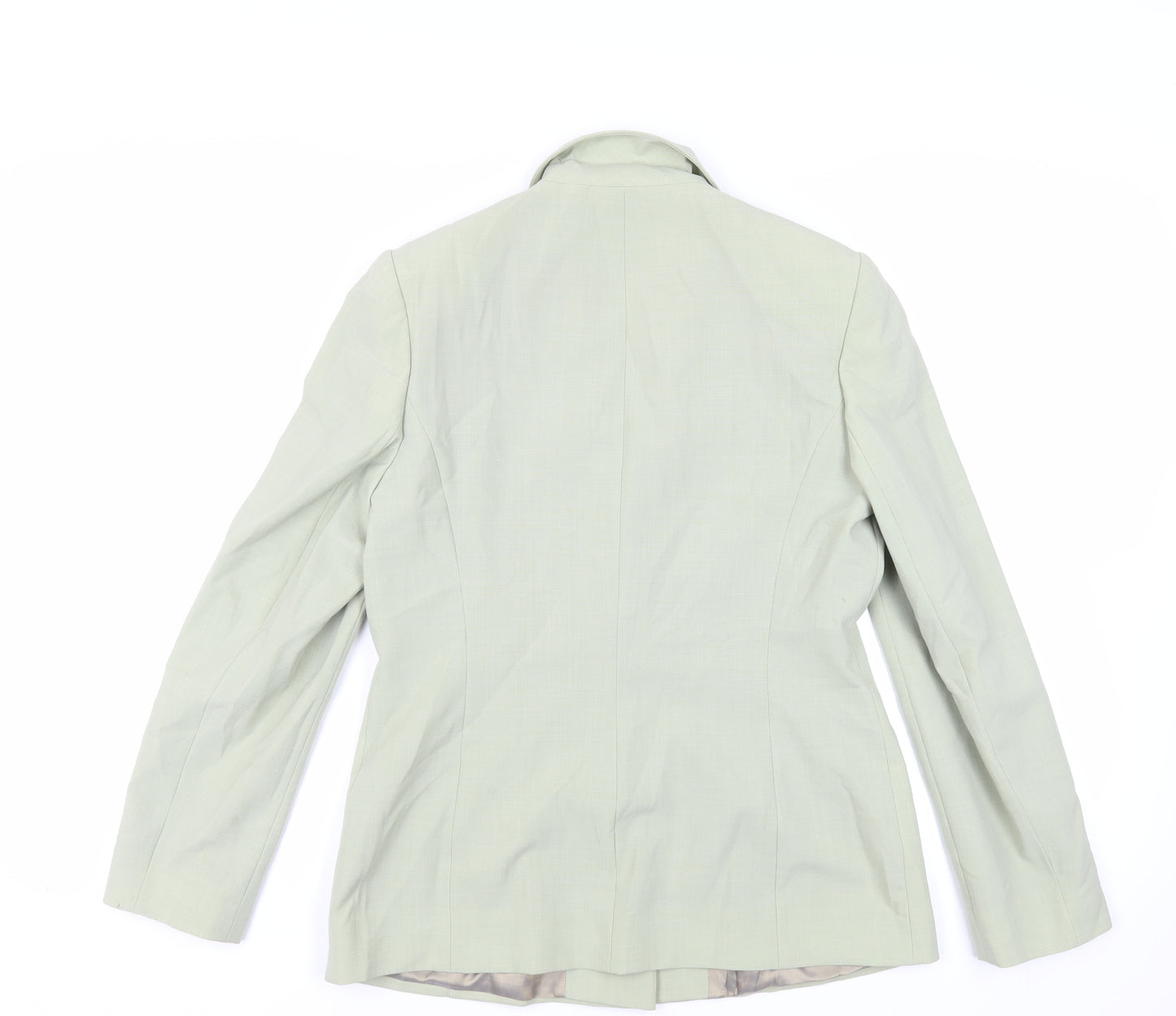 J.Taylor Womens Green Jacket Blazer Size 12 Button