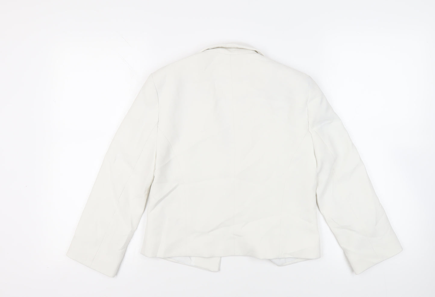 New Look Womens White Jacket Blazer Size 8 - Open