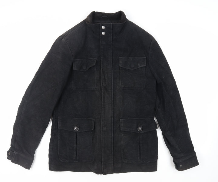 NEXT Mens Black Jacket Size M Zip