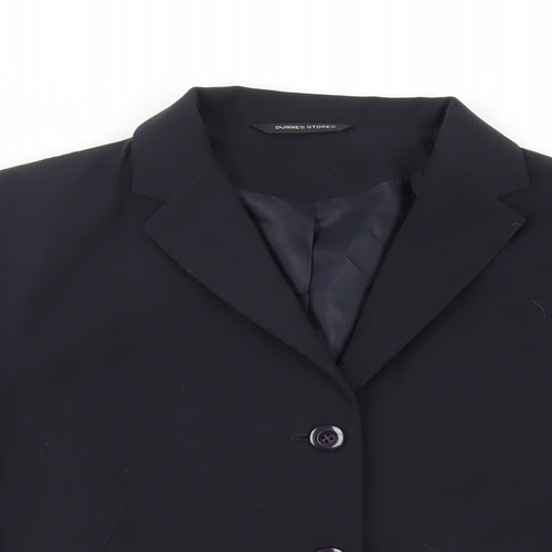 Dunnes Stores Womens Blue Jacket Blazer Size 14 Button