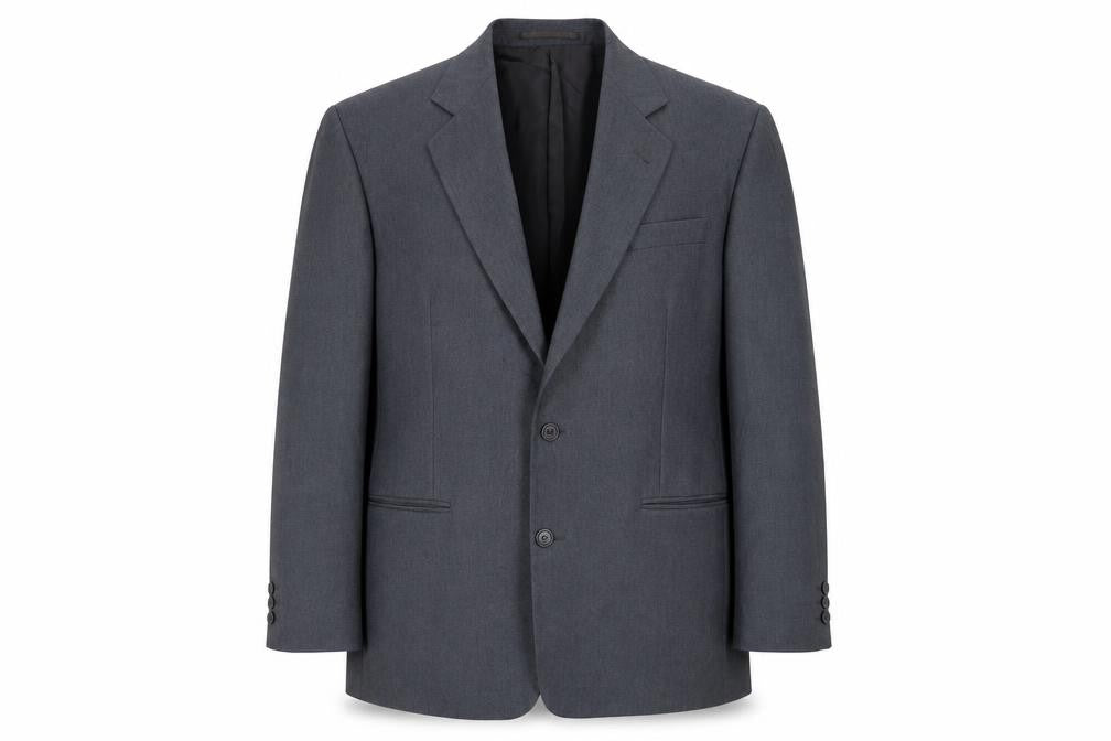Greenwoods Mens Blue Polyester Jacket Suit Jacket Size 42 Regular