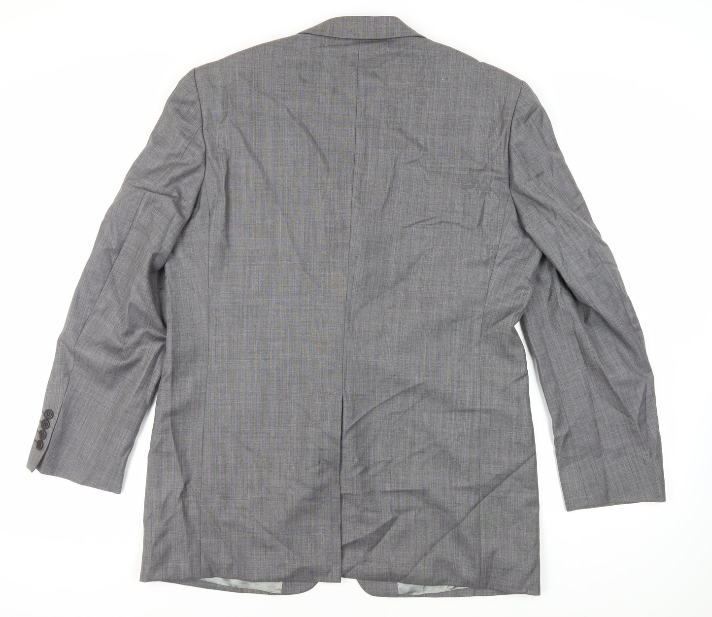 Marks and Spencer Mens Grey Wool Jacket Suit Jacket Size 42 Regular