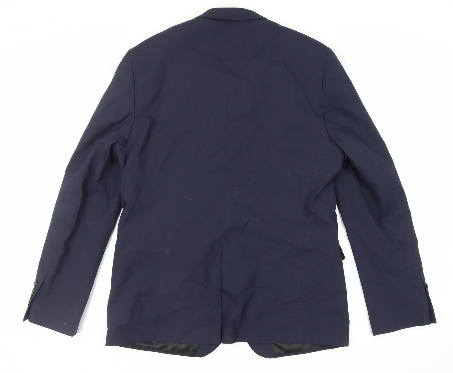 ASOS Mens Blue Polyester Jacket Suit Jacket Size 42 Regular