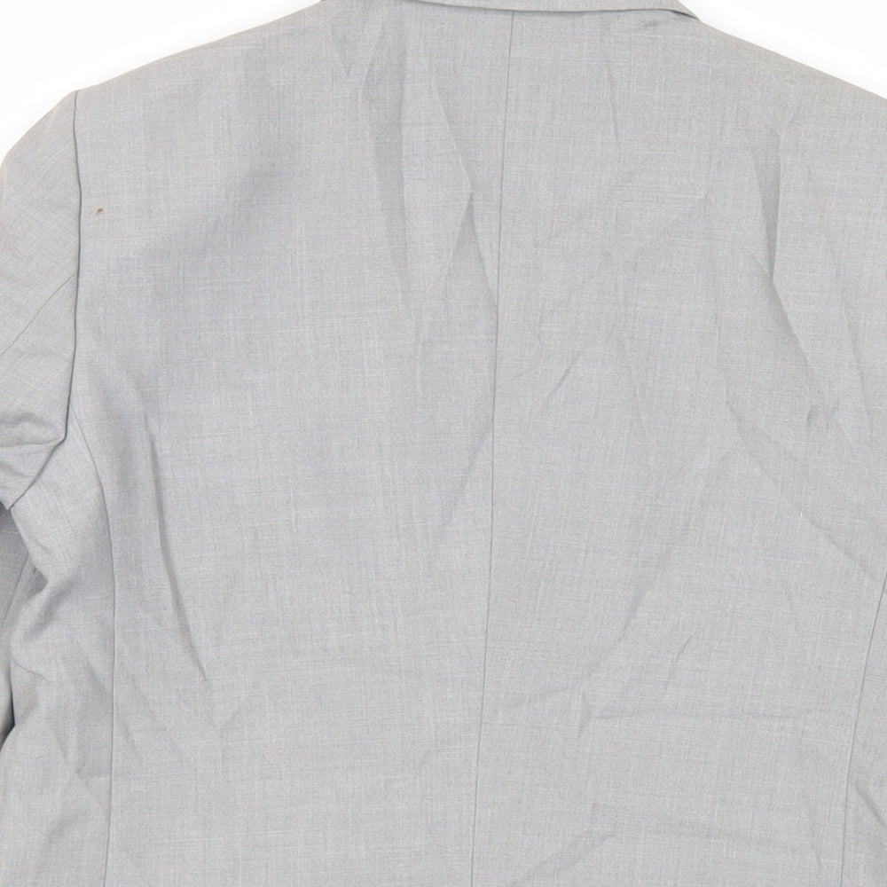 NEXT Boys Grey Jacket Blazer Size 10 Years Button