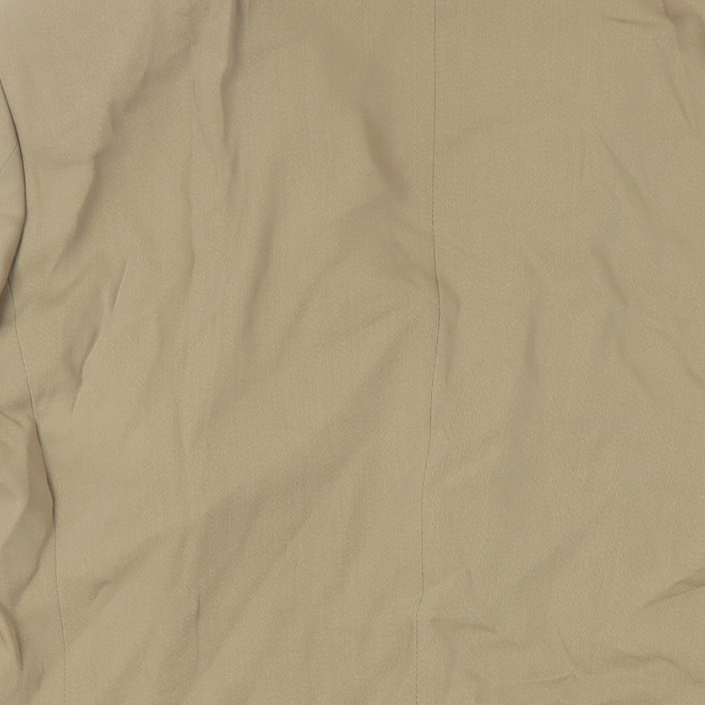 HUGO BOSS Mens Beige Wool Jacket Blazer Size 38 Regular