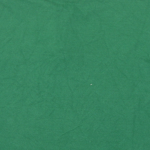 Sergio Tacchini Womens Green Cotton Basic Polo Size XL Collared - Logo