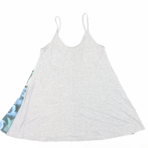 Disney Womens Grey Polyester Camisole Tank Size 6 Scoop Neck - Alice in Wonderland
