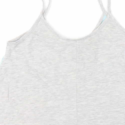 Disney Womens Grey Polyester Camisole Tank Size 6 Scoop Neck - Alice in Wonderland