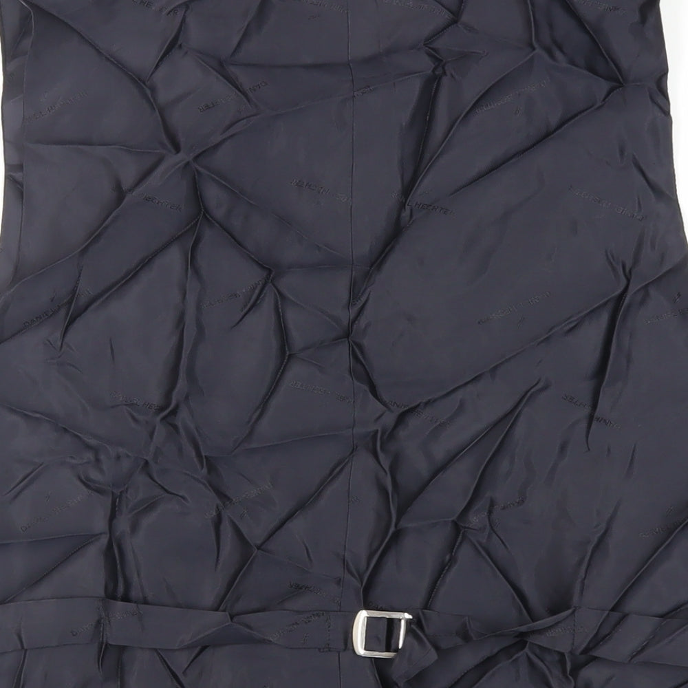 Daniel Hechter Mens Blue Wool Jacket Suit Waistcoat Size 42 Regular