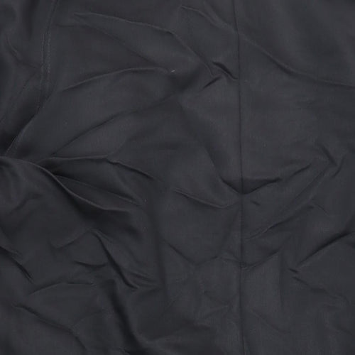 Bugatti Mens Black Overcoat Coat Size XL Button