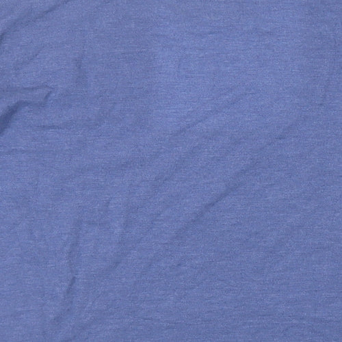 Marks and Spencer Mens Blue Acrylic T-Shirt Size M Crew Neck - Thermal