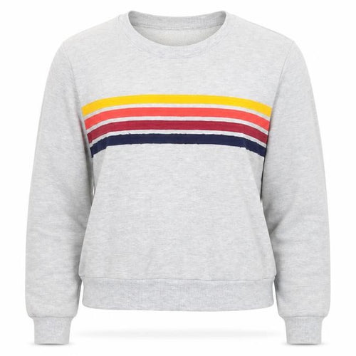 Forever 21 Womens Grey Cotton Pullover Sweatshirt Size S Pullover - Cropped