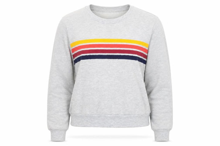 Forever 21 Womens Grey Cotton Pullover Sweatshirt Size S Pullover - Cropped