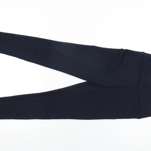 Pucka Womens Black Geometric Polyester Pedal Pusher Leggings Size M L24.5 in