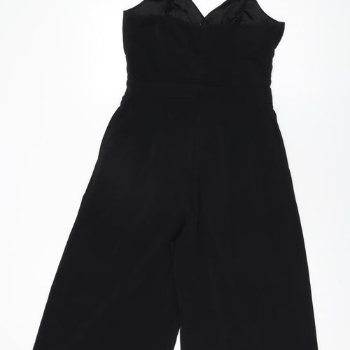 Girls On Film Womens Black Polyester Jumpsuit One-Piece Size 12 L19 in Zip