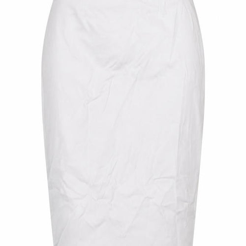 ASOS Womens Grey Viscose Straight & Pencil Skirt Size 6 Zip
