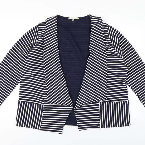 Lakeland Womens Blue Striped Jacket Size XL