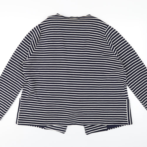 Lakeland Womens Blue Striped Jacket Size XL