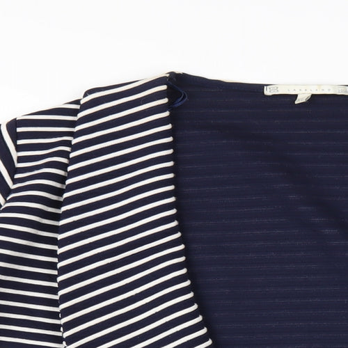 Lakeland Womens Blue Striped Jacket Size XL