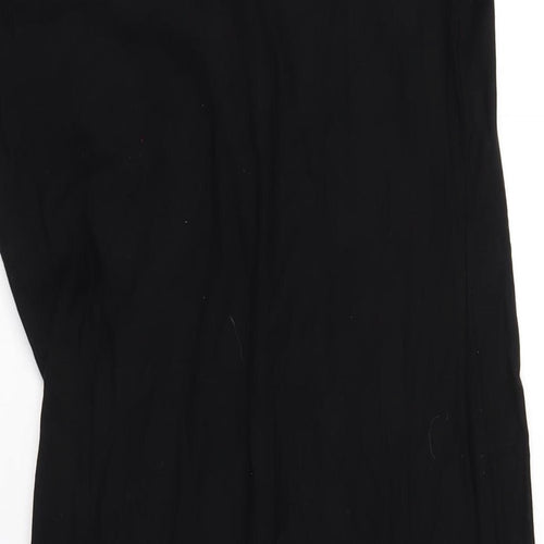 NEXT Womens Black Viscose A-Line Size 10 V-Neck Pullover