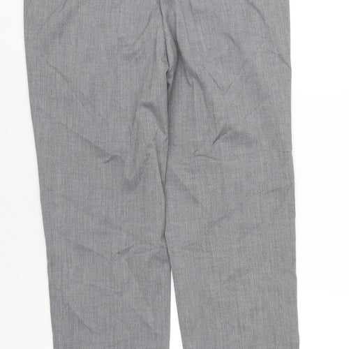 Marks and Spencer Mens Grey Polyester Tuxedo Suit Trousers Size 34 Regular